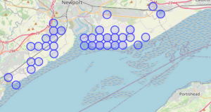 Hairy Dragonfly records on the Gwent Levels 2020-2023